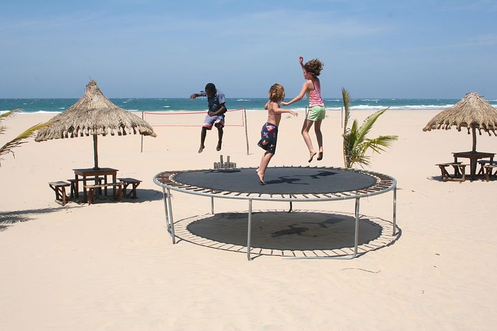 trampoline enfant